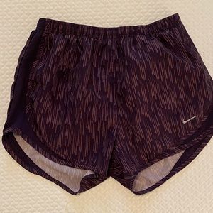 Purple Nike shorts